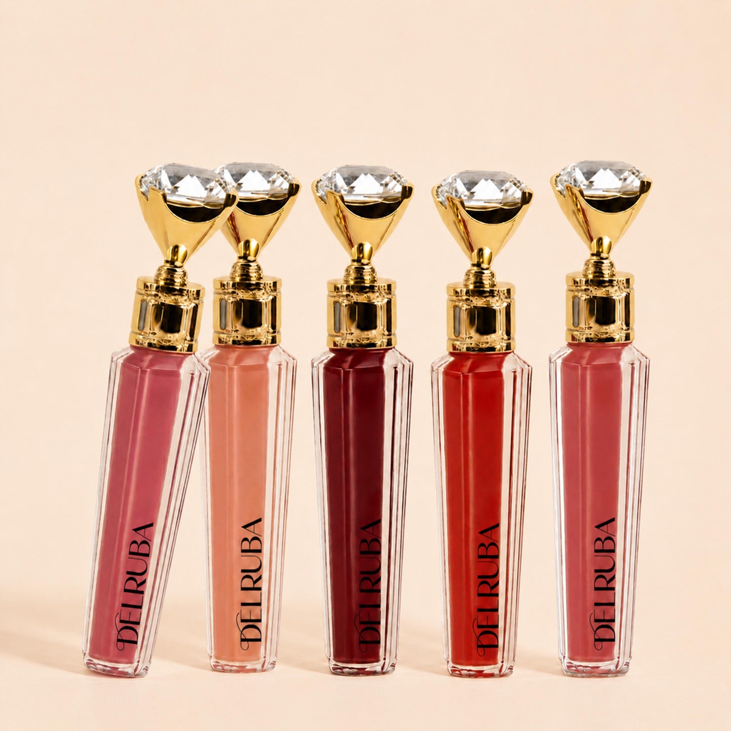 Delruba Diamond Matte Lipstick – Long-Lasting, Waterproof & Vegan Lipstick