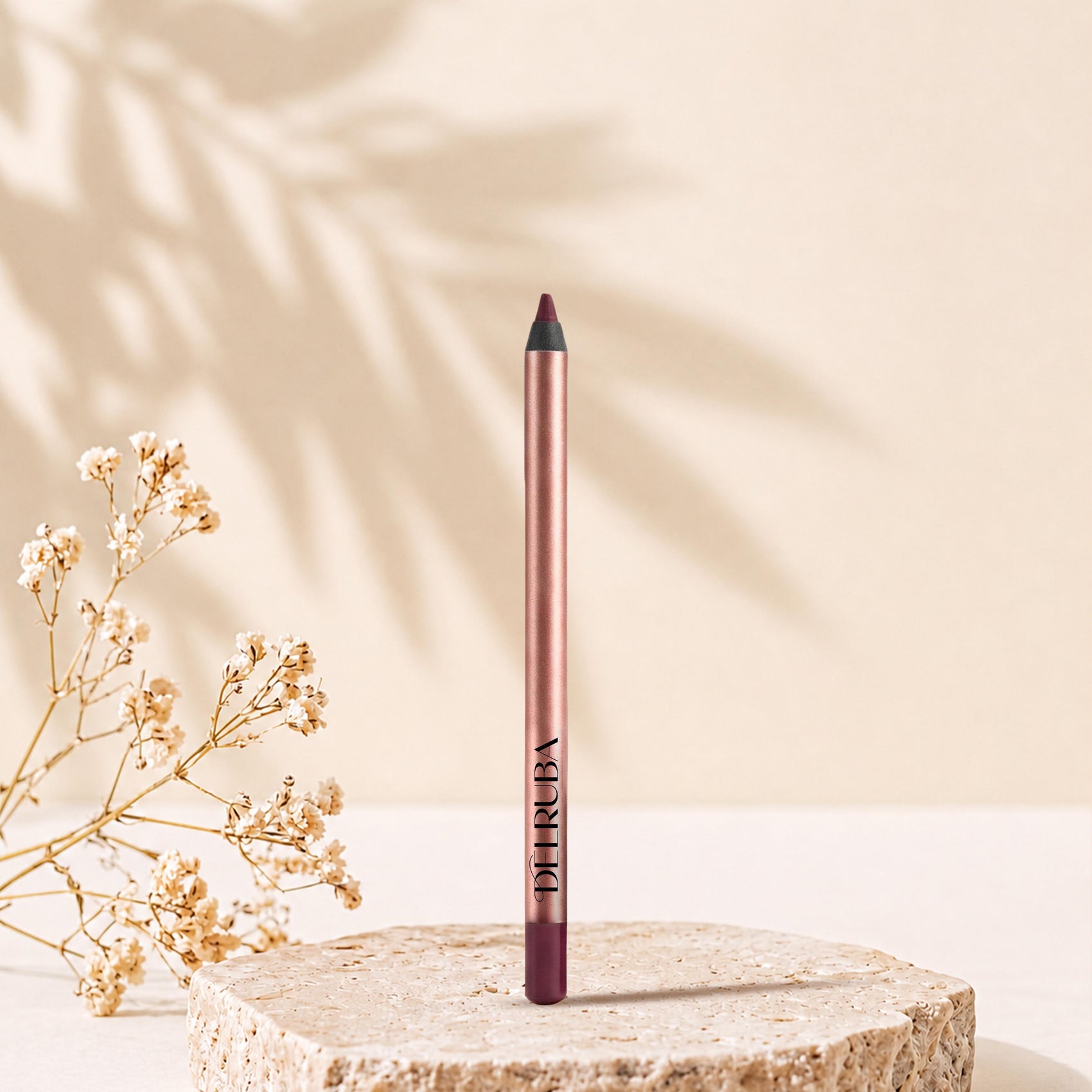 Delruba Creamy Lip Liner – Long-Lasting, Waterproof & Vegan Lip Pencil