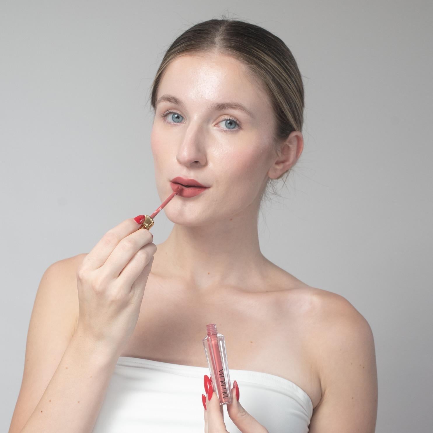 Delruba Diamond Matte Lipstick – Long-Lasting, Waterproof & Vegan Lipstick