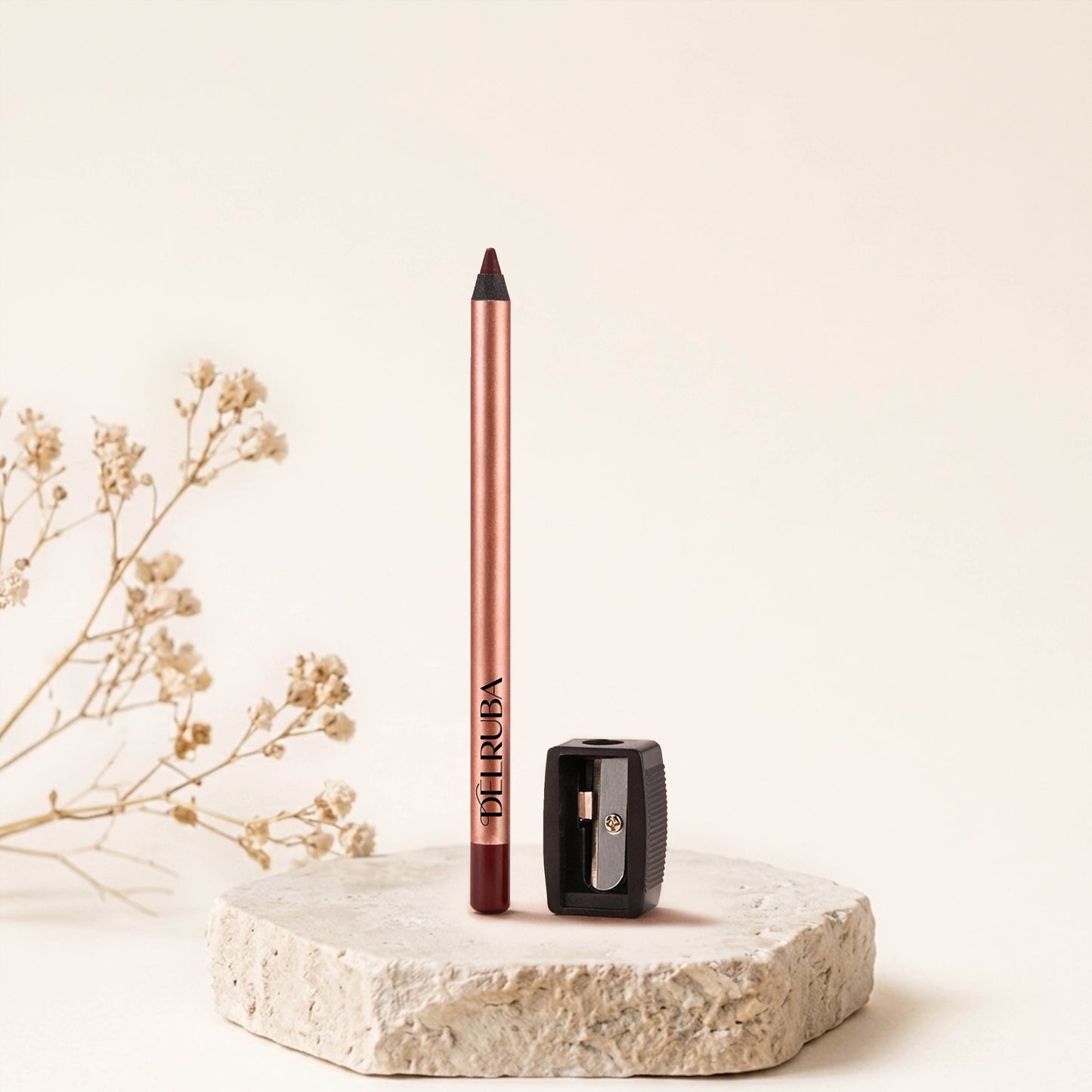 Delruba Creamy Lip Liner – Long-Lasting, Waterproof & Vegan Lip Pencil