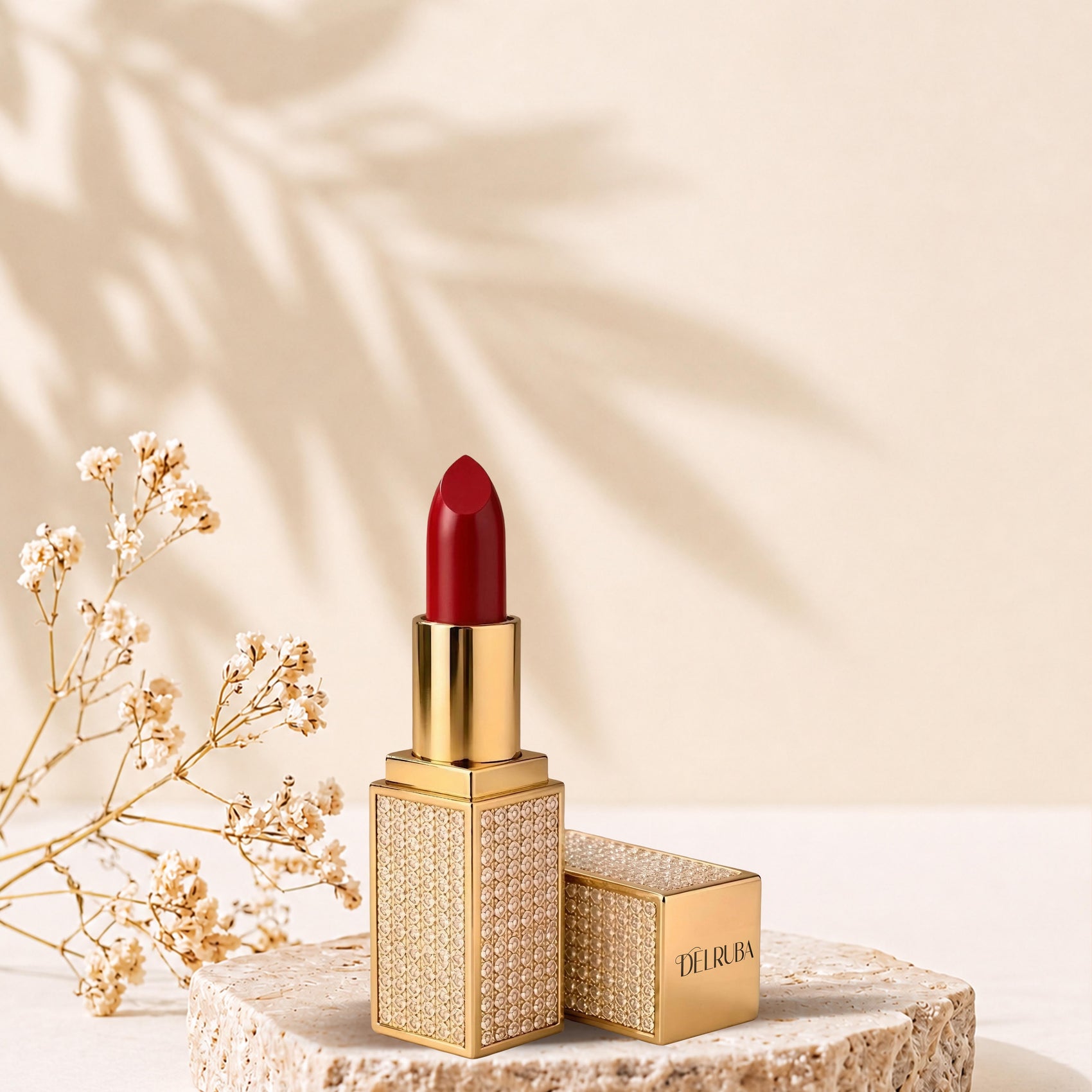 Delruba Velvet Diamond Lipstick – Creamy, Long-Lasting & Vegan Lipstick