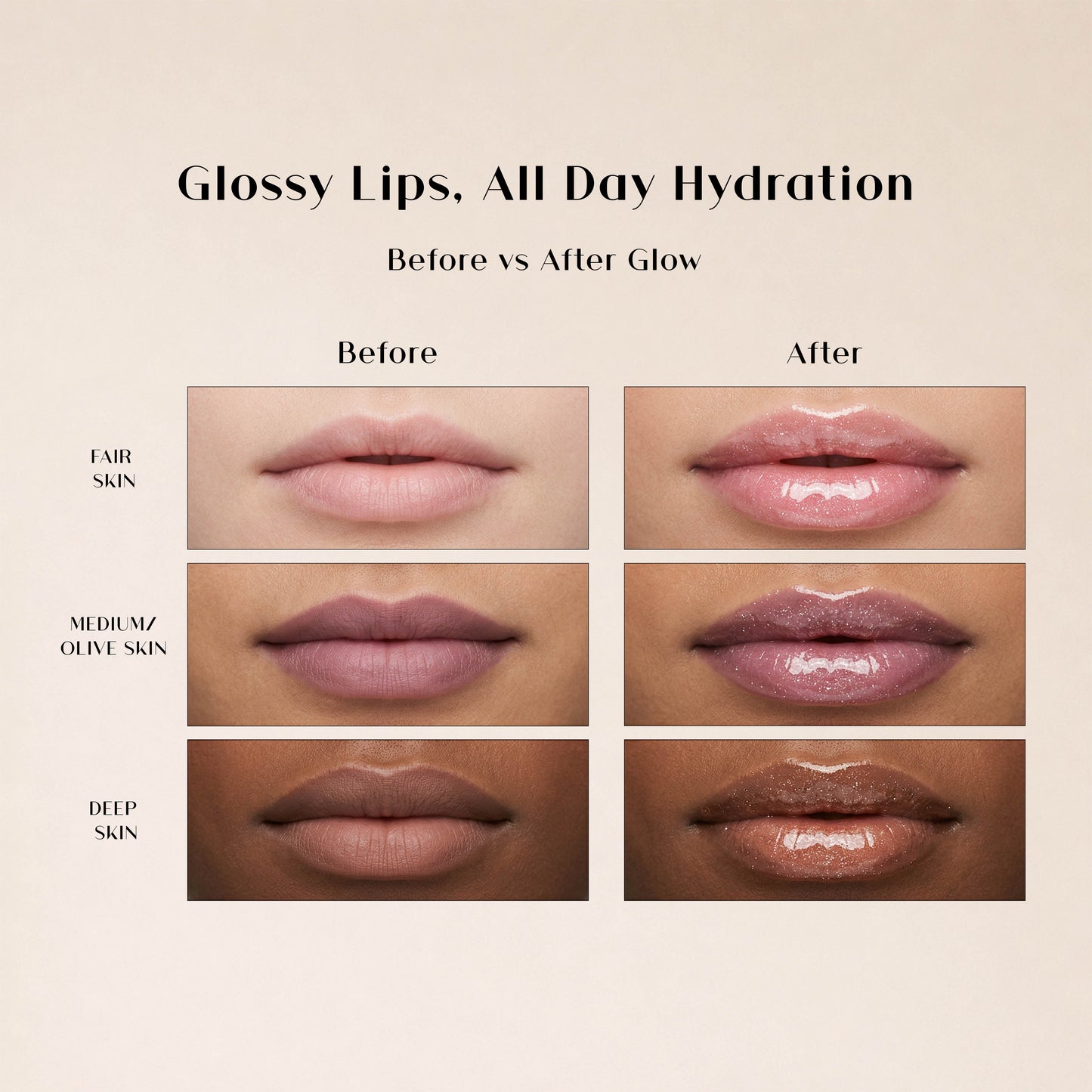 Delruba LED LuxeLight Lip Gloss – High-Shine, Waterproof & Vegan Lip Gloss